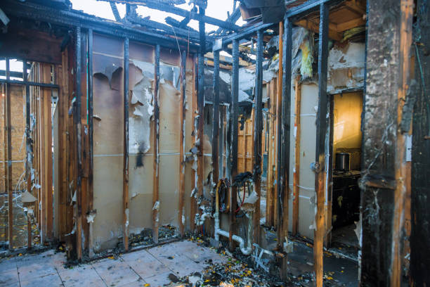 Professional Fire Damage Repair technician working in Morton, PA